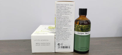 Wacholderbeere Ätherisches Öl 100 ml – reines Aromaöl für Diffuser, Luftbefeuchter, DIY Seife, Kerzen, Badebomben – PHATOIL