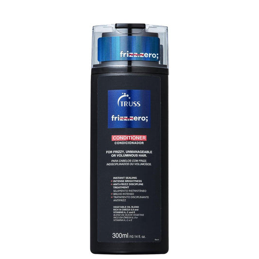 Truss Frizz Zero Conditioner – Anti-Frizz & Anti-Humidity Pflegespülung für krauses Haar, verleiht Volumen und Glanz, 300 ml