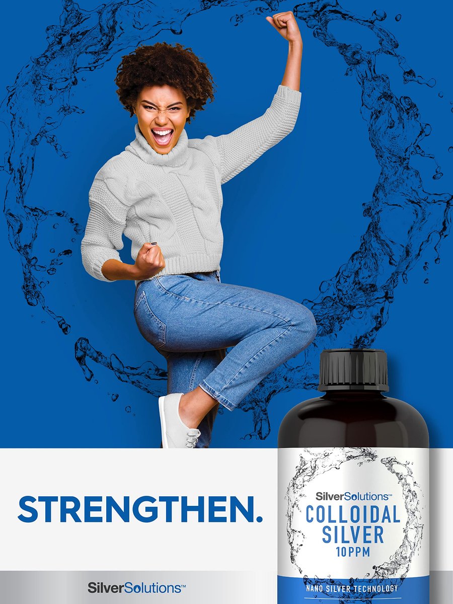 Carlyle Kolloidales Silber | 10 PPM | 236 ml | Nanosilber-Technologie | Vegan, Nicht-GVO & Glutenfrei
