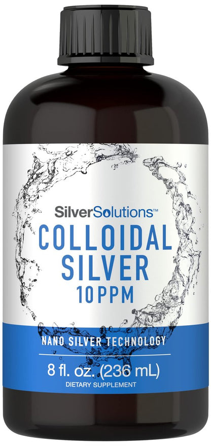 Carlyle Kolloidales Silber | 10 PPM | 236 ml | Nanosilber-Technologie | Vegan, Nicht-GVO & Glutenfrei