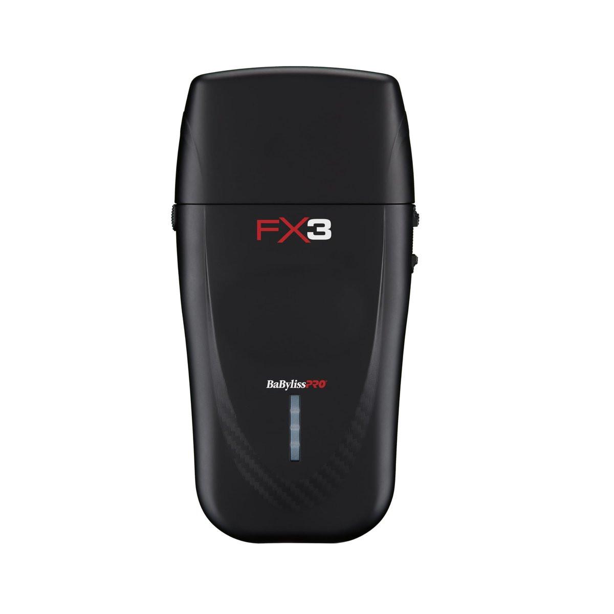 BaBylissPRO Barberology Double Foil Shaver FXX3SB FX3 Professional High-Speed Elektrorasierer - Schwarz