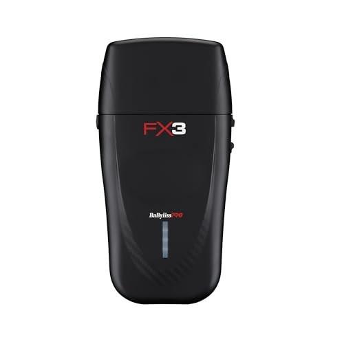 BaBylissPRO Barberology Double Foil Shaver FXX3SB FX3 Professional High-Speed Elektrorasierer - Schwarz