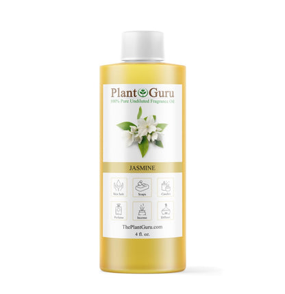 Jasmin Duftöl 118 ml – Natürliches Parfümöl für Seifen, Kerzen, Badebomben & Körperbutter – Ideal für Aromatherapie-Diffuser und Duftlampen