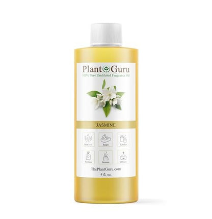 Jasmin Duftöl 118 ml – Natürliches Parfümöl für Seifen, Kerzen, Badebomben & Körperbutter – Ideal für Aromatherapie-Diffuser und Duftlampen