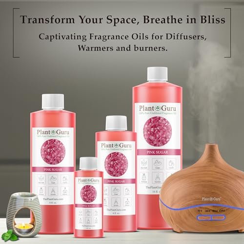 Pink Sugar Duftöl 118 ml – Parfümöl für DIY Seifenherstellung, Kerzen, Badebomben, Körperbutter – Ideal für Aromatherapie-Diffuser, Duftlampen und Wax Warmer