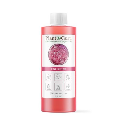 Pink Sugar Duftöl 118 ml – Parfümöl für DIY Seifenherstellung, Kerzen, Badebomben, Körperbutter – Ideal für Aromatherapie-Diffuser, Duftlampen und Wax Warmer