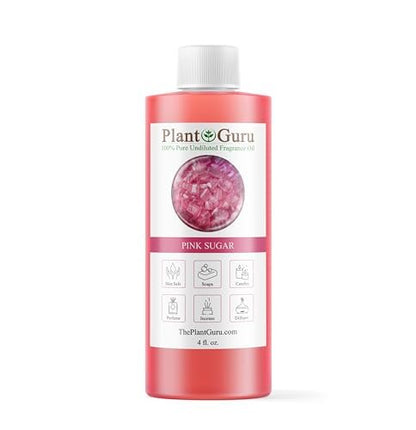 Pink Sugar Duftöl 118 ml – Parfümöl für DIY Seifenherstellung, Kerzen, Badebomben, Körperbutter – Ideal für Aromatherapie-Diffuser, Duftlampen und Wax Warmer
