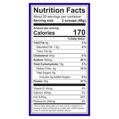 Vega Essential Protein – 25g veganes Proteinpulver, Reichhaltige Schokolade für einen proteinreichen, zuckerfreien Shake – Große Dose, 32,5 Unzen (20 Portionen)