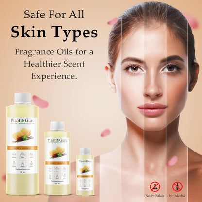 Honig-Vanille Duftöl 118 ml – Parfümöl für DIY Seifenherstellung, Kerzen, Badebomben, Body Butters – Ideal für Aromatherapie-Diffuser, Duftlampen und Duftwärmer – Tolle Ergänzung für Lotionen und Cremes