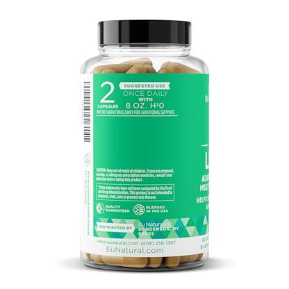 Vital Liver Cleanse Detox & Repair – 9-in-1 Leberunterstützung mit Mariendistel, Artischocke, Kurkuma und Adaptogenen – 60 vegane Kapseln