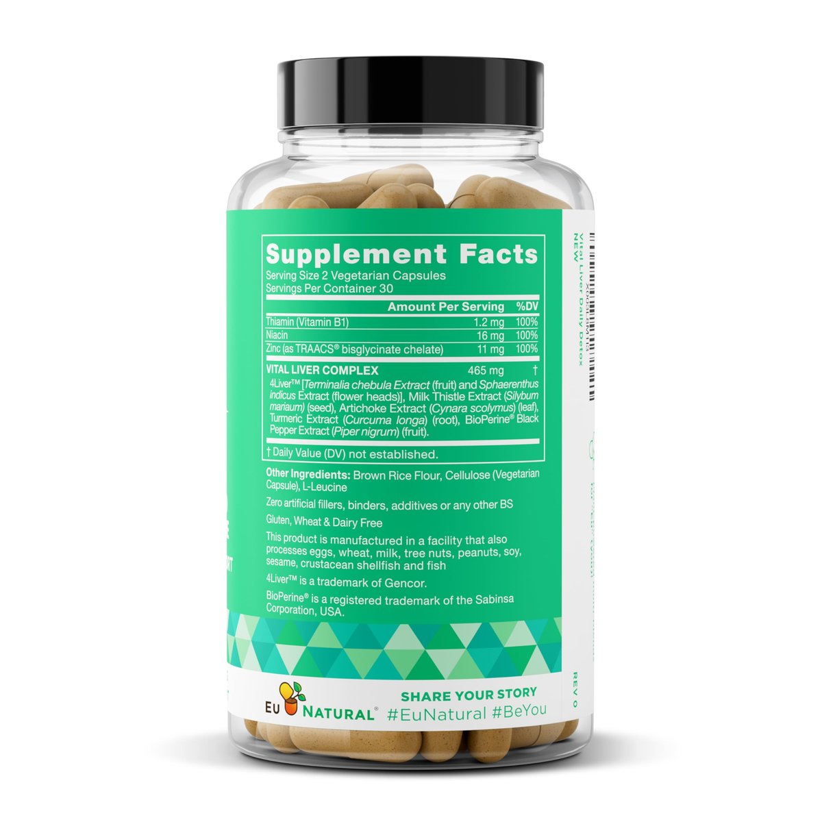 Vital Liver Cleanse Detox & Repair – 9-in-1 Leberunterstützung mit Mariendistel, Artischocke, Kurkuma und Adaptogenen – 60 vegane Kapseln
