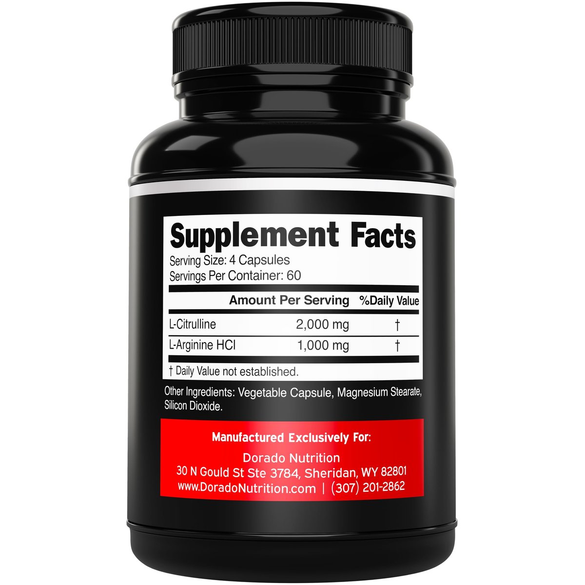 L-Arginin L-Citrullin Kapseln 3000mg (240 Kapseln) – Stickoxid Booster für Männer – Ausdauer, Leistung, Workout-Support – Glutenfrei, Nicht-GVO, Vegan