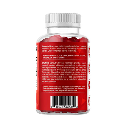 Vitamatic Extra Starkes Vitamin B12 5000 mcg (Methyl-B12) Gummis – 120 Stück – Unterstützt Energie-Stoffwechsel und Nervensystem, Natürlicher Kirschgeschmack