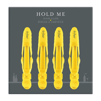 Drybar Hold Me Haarclips – 4er-Pack Gelbe Haarspangen für sicheren Halt