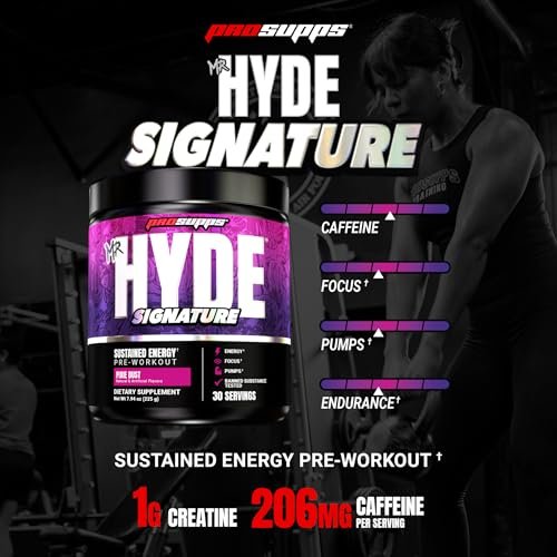 ProSupps Mr. Hyde Signature Pre-Workout Pulver mit Kreatin, Beta-Alanin & Koffein – Energie, Leistung & Ausdauer für Männer & Frauen (Pixie Dust, 30 Portionen)