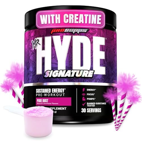 ProSupps Mr. Hyde Signature Pre-Workout Pulver mit Kreatin, Beta-Alanin & Koffein – Energie, Leistung & Ausdauer für Männer & Frauen (Pixie Dust, 30 Portionen)