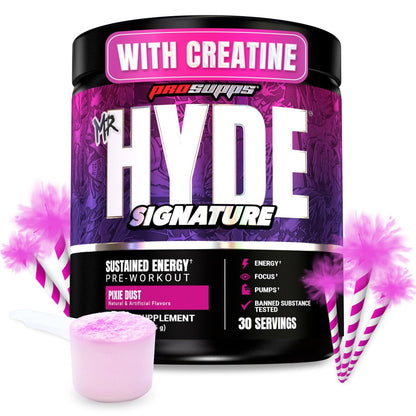 ProSupps Mr. Hyde Signature Pre-Workout Pulver mit Kreatin, Beta-Alanin & Koffein – Energie, Leistung & Ausdauer für Männer & Frauen (Pixie Dust, 30 Portionen)