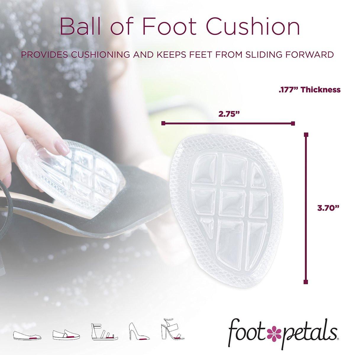 Foot Petals Ball-of-Foot Cushions, Metatarsal Pad, Air Gel, 1 Paar – Dauerhafter Komfort und Entlastung für hohe Schuhe