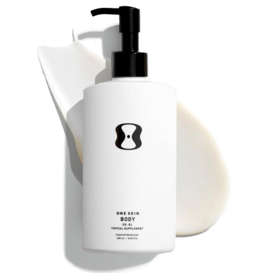oneskin BODY OS-01 Peptid-Topisches Supplement & Hautverjüngungs-Feuchtigkeitscreme | Sicher für empfindliche Haut, Duftfrei, 250 ml / 8,45 oz