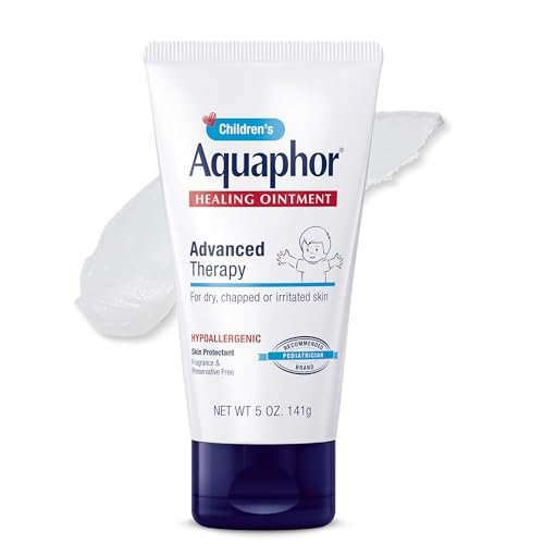 Aquaphor Children's Advanced Therapy Healing Ointment – 5 oz Tube mit 41% Petrolatum, Hautschutzsalbe für kleine Wunden, rissige Haut und Lippen