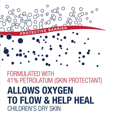 Aquaphor Children's Advanced Therapy Healing Ointment – 41% Petrolatum Hautschutzsalbe für die Wundversorgung bei kleinen Verletzungen, spröder oder rissiger Haut und Lippen, 397 g (14 Unzen) Glas