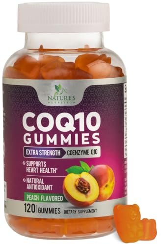 CoQ10 Gummis – Coenzym Q10 100 mg pro Portion – 3-fache Stärke, hohe Absorption, Antioxidans-Ergänzung für Herzgesundheit & Energieproduktion – 120 Gummis