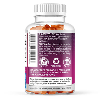 CoQ10 Gummis – Coenzym Q10 100 mg pro Portion – 3-fache Stärke, hohe Absorption, Antioxidans-Ergänzung für Herzgesundheit & Energieproduktion – 120 Gummis