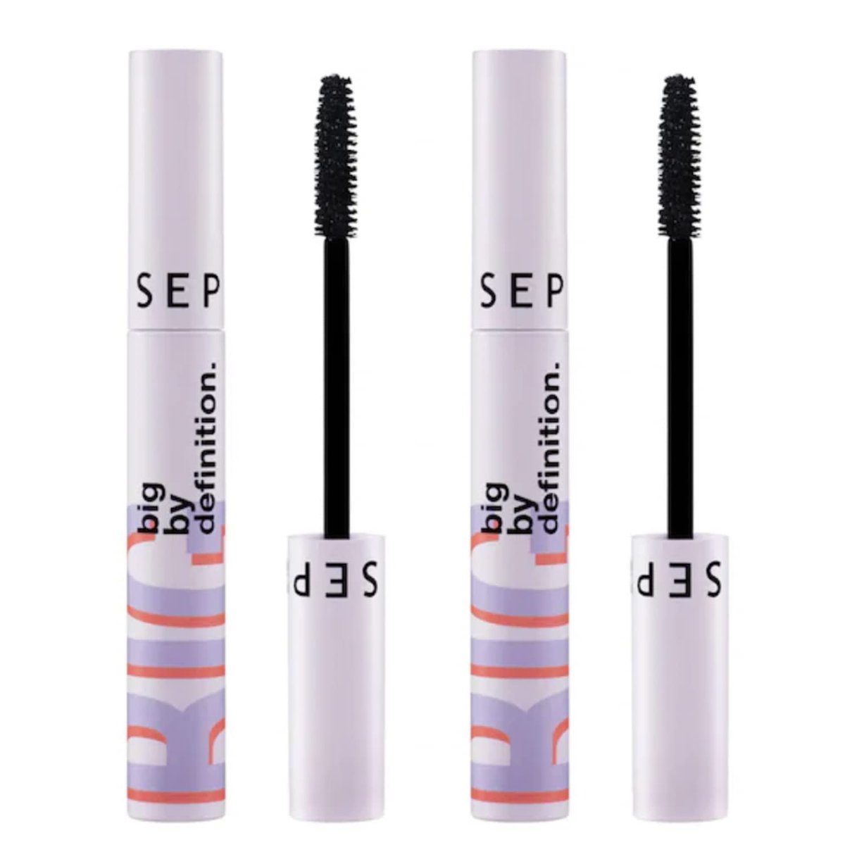 Sephora Collection Big By Definition Defining & Volumizing Mascara – Lang anhaltende Wimperntusche für vollere Wimpern (2er-Pack)