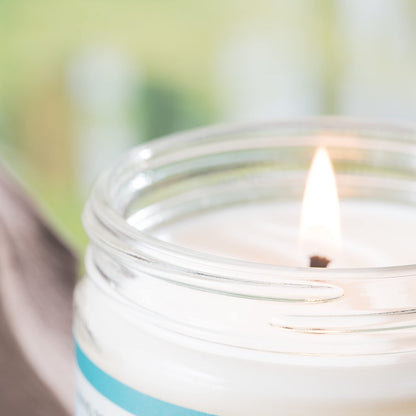 Heal The Masses Weißer Salbei Kerze zur Reinigung von Haus und Chakren | Energie-Reinigungs-Smudge-Kerze | Natürliche Aromatherapie-Kerze | Salbei zur Reinigung negativer Energie (198 g) (Weißer Salbei)