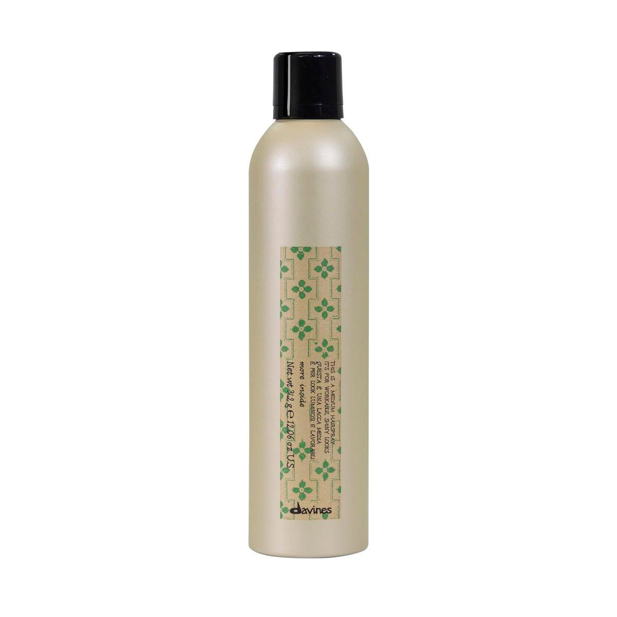 Davines This Is A Medium Haarspray, mittlerer Halt, flexibler Finish – Feiner Nebel für bürstenfesten Halt & natürliche Bewegung, feuchtigkeitsbeständig, 13,53 Fl Oz