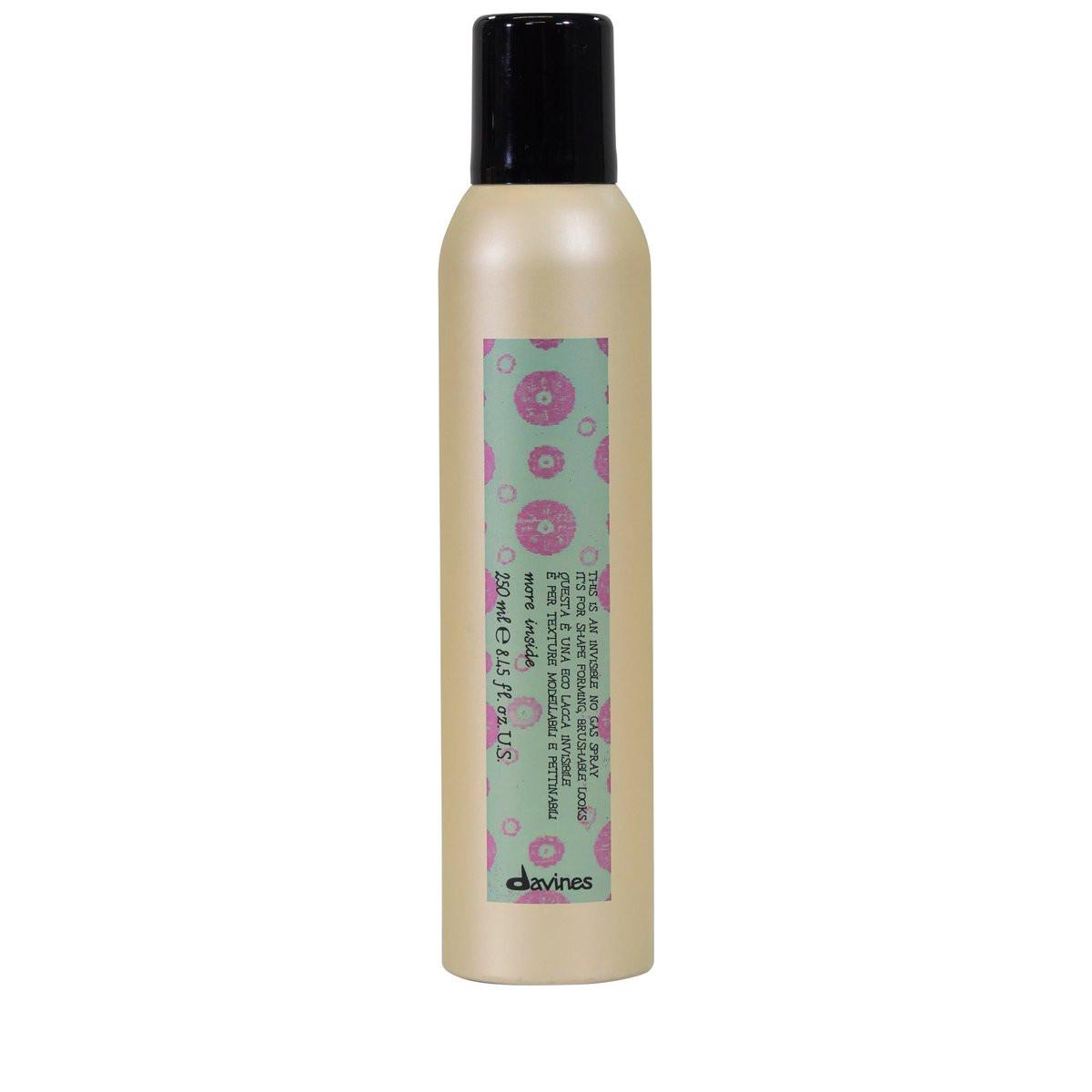Davines This Is An Invisible No Gas Spray, Mittlerer Halt, Natürlicher Glanz – Nicht-Aerosol-Haarspray für bürstenfesten Halt, schnell trocknend & feuchtigkeitsresistent, 250 ml