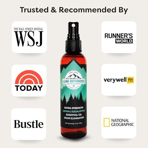 Lumi Outdoors Natürlicher Schuh-Deo-Spray und Fußpuder Bundle – Zitronen-Eukalyptus und Fußpuder