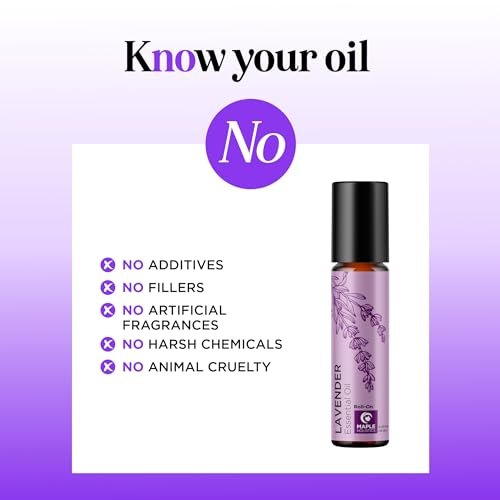 Lavendel Roll-On Ätherisches Öl – Beruhigendes Aromatherapieöl für Schlaf, Kopfschmerzen und Entspannung – Natürliches, vorverdünntes Schlaföl für die nächtliche Entspannung mit Lavendelöl für die Haut, 2er-Pack