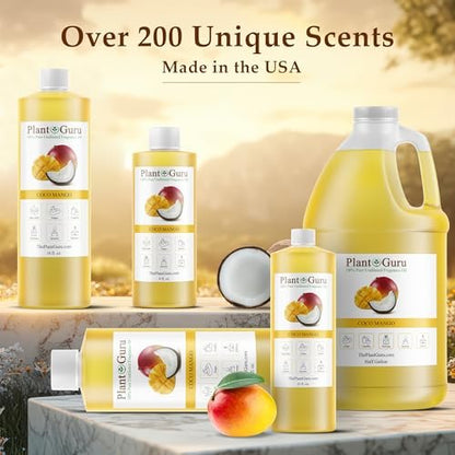 Coco Mango Duftöl 118 ml – Duftöl für DIY Seifenherstellung, Kerzen, Badebomben, Body Butters – Ideal für Aromatherapie-Diffuser, Duftlampen und -wärmer – Perfekt für Lotionen und Cremes