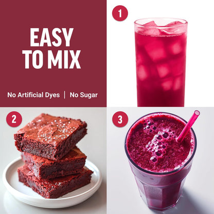 Force Factor Total Beets Bio-Rote-Bete-Pulver – Bio-Superfood für tägliche Nährstoffe, vegan, glutenfrei, ungesüßt, 90 Portionen