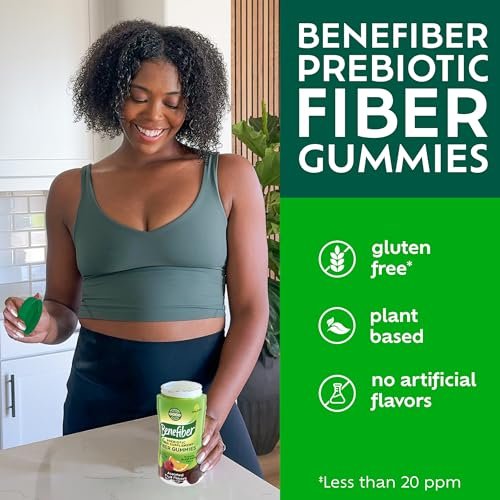 Benefiber Prebiotikum GLP-1-freundliche Ballaststoff-Gummis für die Verdauungsgesundheit, gemischter Fruchtgeschmack - 81 Stück