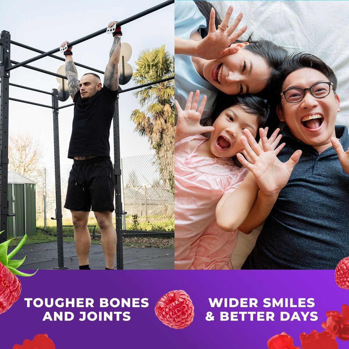 DR. MORITZ Magnesiumcitrat Gummies für Erwachsene - Zuckerfreie Calm Magnesium Gummies - Unterstützt eine gesunde Stressreaktion - Himbeergeschmack - Nicht-GVO, 200 mg (60 Stück)