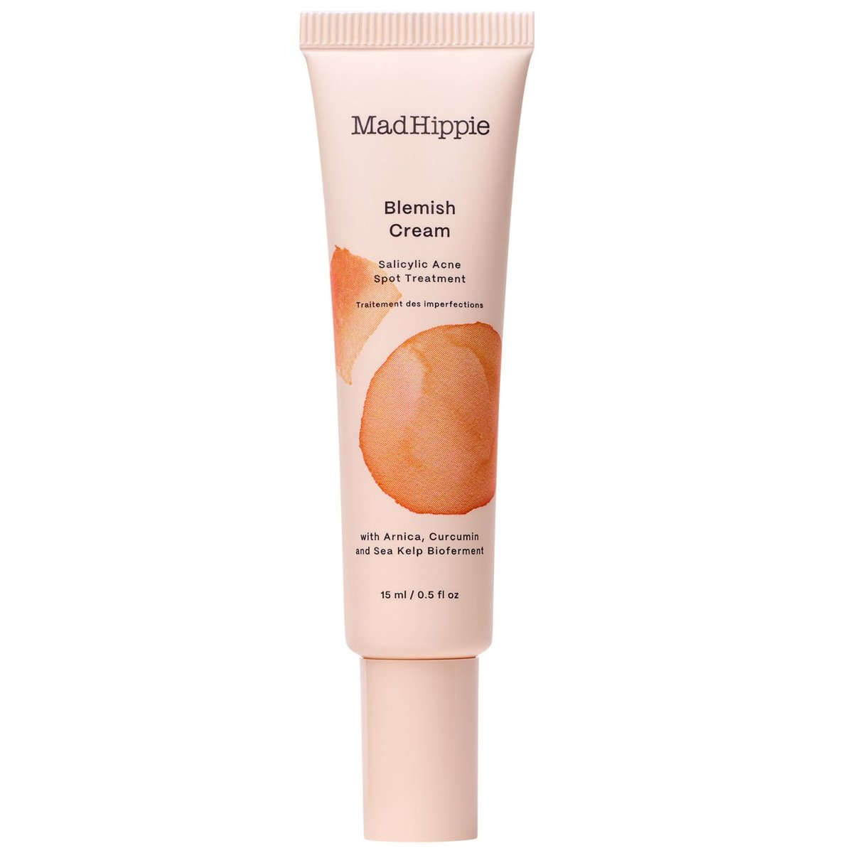 Mad Hippie Blemish Cream – Akne-Spot-Behandlung mit 2% Salicylsäure, Arnika, Curcumin und Ringelblume, 15 ml