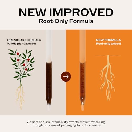 Vimergy Bio Ashwagandha Flüssigextrakt – 27 Portionen (2 ml pro Portion) – 220 mg Extrakt pro Portion – Stressadaptogen, Kognitive & Schlafunterstützung – Alkoholfrei, Nicht-GVO (55 ml)