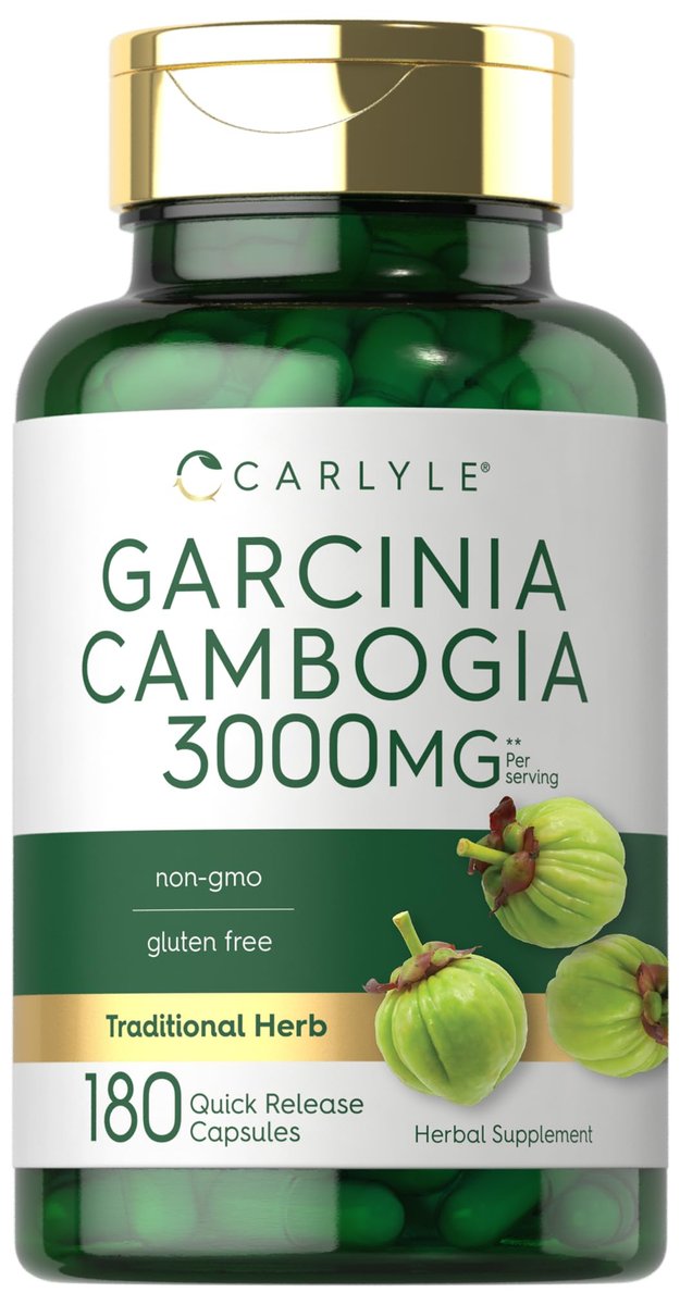 Carlyle Garcinia Cambogia Extrakt | 180 Kapseln | Non-GMO, Glutenfrei