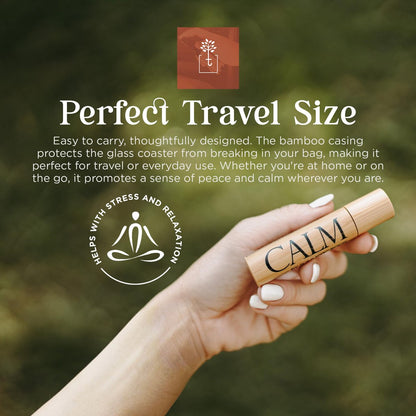 Soulistic Root Calm Essential Oil Roll On für Frauen – Aromatherapie-Mischung mit Lavendel, Kamille, Salbei – Rollerball für Entspannung, Selbstpflege, Haut, Massage, Wellness & Geschenkideen – 10 ml Flasche