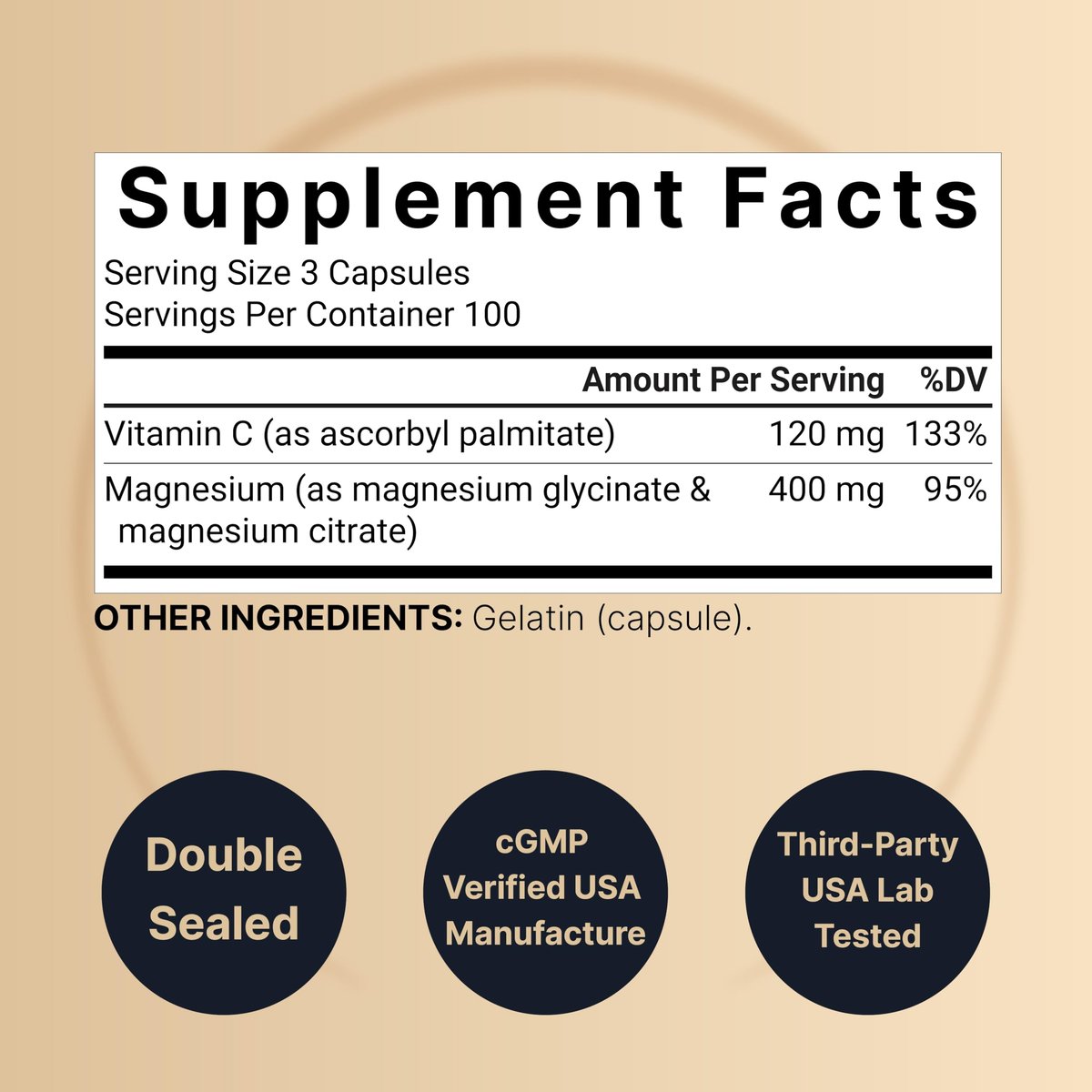 NatureBell Magnesium Complex 400mg, 300 Kapseln | Glycinat, Citrat | Chelatiert & Rein | Unterstützung für Knochen, Herz & Verdauung | Nicht-GVO