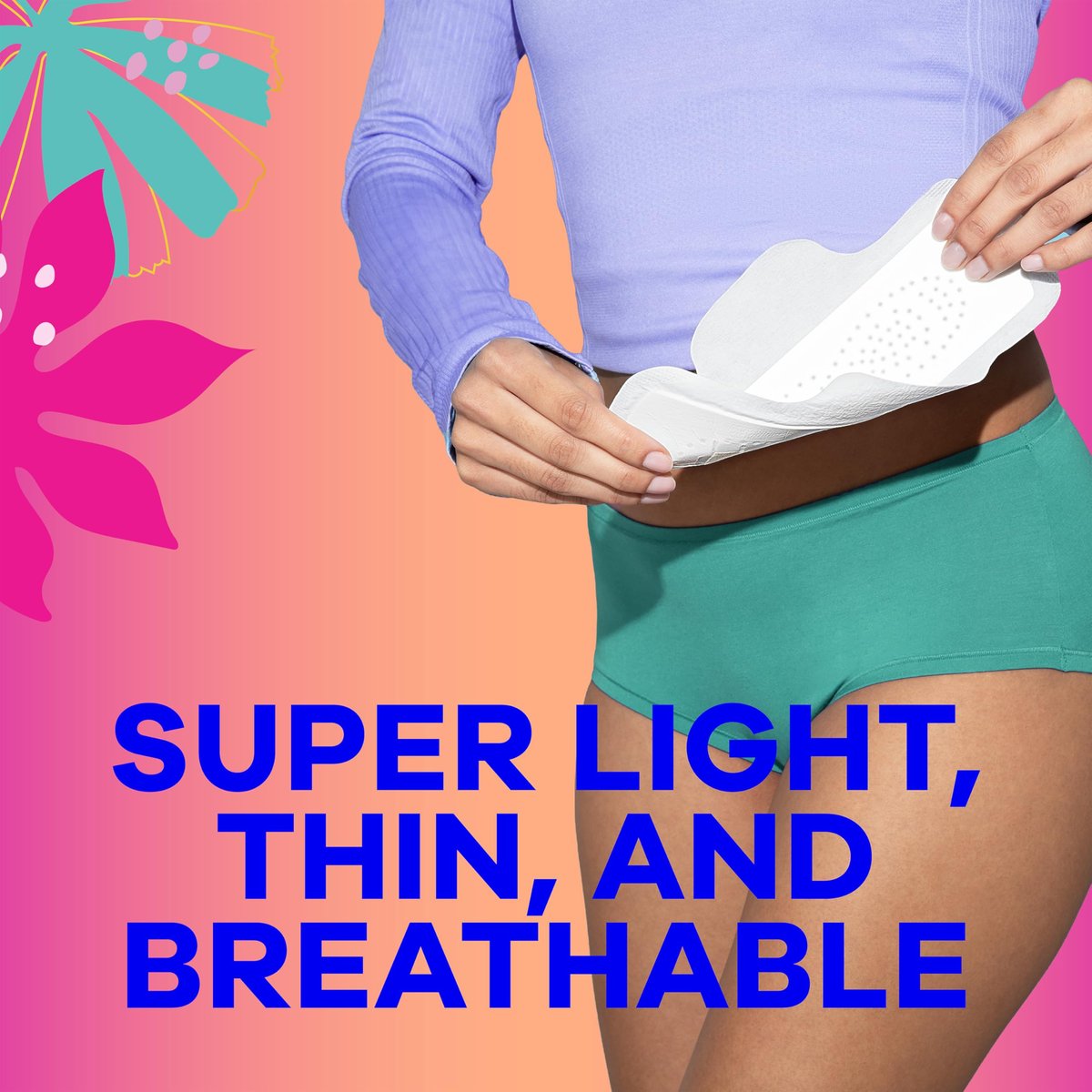Always Radiant Teen Binden, Größe 1, Regular, mit Flügeln, unparfümiert, 42 Stück