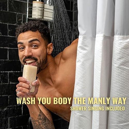 San Francisco Soap Company The Man Collection Set – Zitrus, Patchouli, Rotklee – ohne schädliche Chemikalien – für alle Hauttypen – hergestellt in den USA