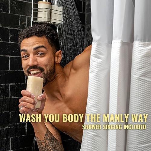 San Francisco Soap Company The Man Collection Set – Zitrus, Patchouli, Rotklee – ohne schädliche Chemikalien – für alle Hauttypen – hergestellt in den USA