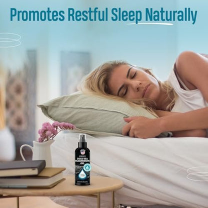 Aromasong Magnesium Spray – Extra Stark (23 mg pro Sprühstoß) 8 Oz – Reines Magnesiumöl für Beinbeschwerden und erholsamen Schlaf – Hergestellt in den USA