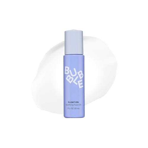 Bubble Skincare Float On Beruhigendes Gesichtsöl – Leichtes, feuchtigkeitsspendendes Gesichtsöl zur Beruhigung und Entspannung der Haut – Angereichert mit Distelöl und Feigenkaktus – Hautpflege geeignet für alle Hauttypen (30 ml)
