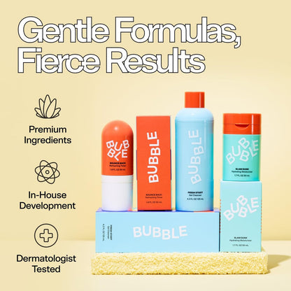 Bubble Skincare Float On Beruhigendes Gesichtsöl – Leichtes, feuchtigkeitsspendendes Gesichtsöl zur Beruhigung und Entspannung der Haut – Angereichert mit Distelöl und Feigenkaktus – Hautpflege geeignet für alle Hauttypen (30 ml)