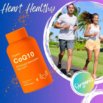 Advanced Bionetix CoQ10 200mg mit Schwarzem Pfeffer Extrakt – 90 Weichkapseln – Antioxidans, Herz-Kreislauf- & Gehirngesundheit, Energieproduktion, Bio, Glutenfrei