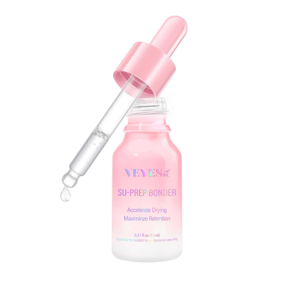 VEYES INC Super Lash Bonder für Wimpernverlängerungen – SU-PREP Bonder, Kleberbeschleuniger, Wimpernversiegelung, Adhäsivbegleiter zur Reduzierung von Kleberdämpfen und Verlängerung der Haltbarkeit, Salonbedarf